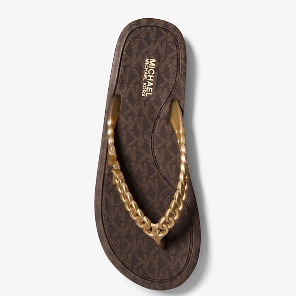 Michael Kors Zaza Slip-On Platform Flip Flop Sandals - Picture 7 of 9